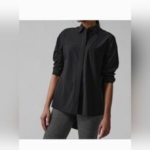 Athleta Sleek Black Top